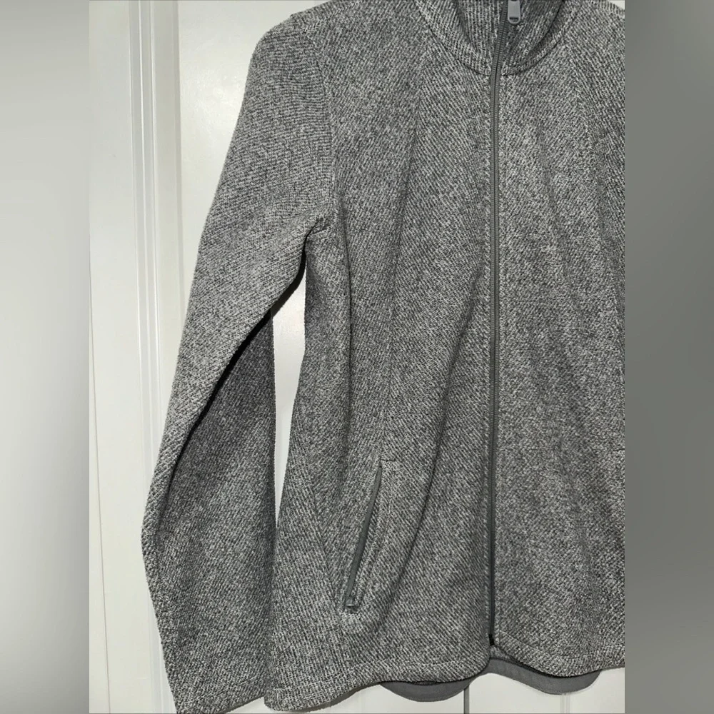 Athleta Stroll Fleece Full Zip Jacket M - Picture 3 of 6